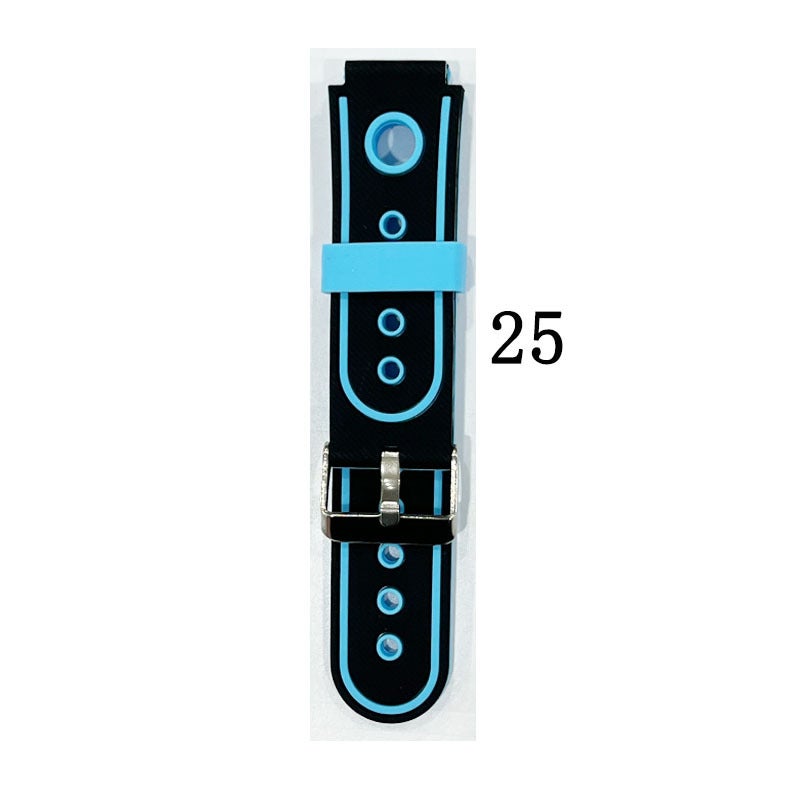 Wangzhou Watch Accessories Phone Strap Children Smart Watchband Silicone Watchband Smart Phone 16Mm Rubber Watchband - Image 1